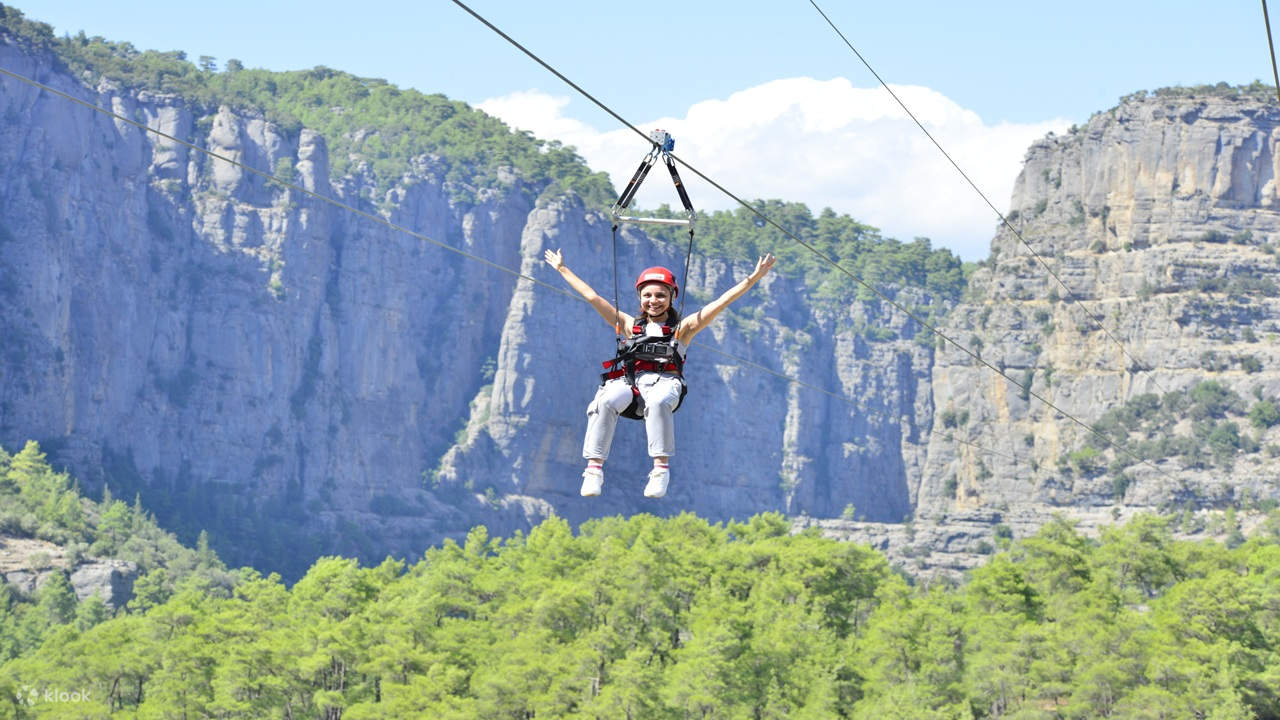 Alanya: Combo 3 trong 1: Rafting: Quad | Jeep | Zipline